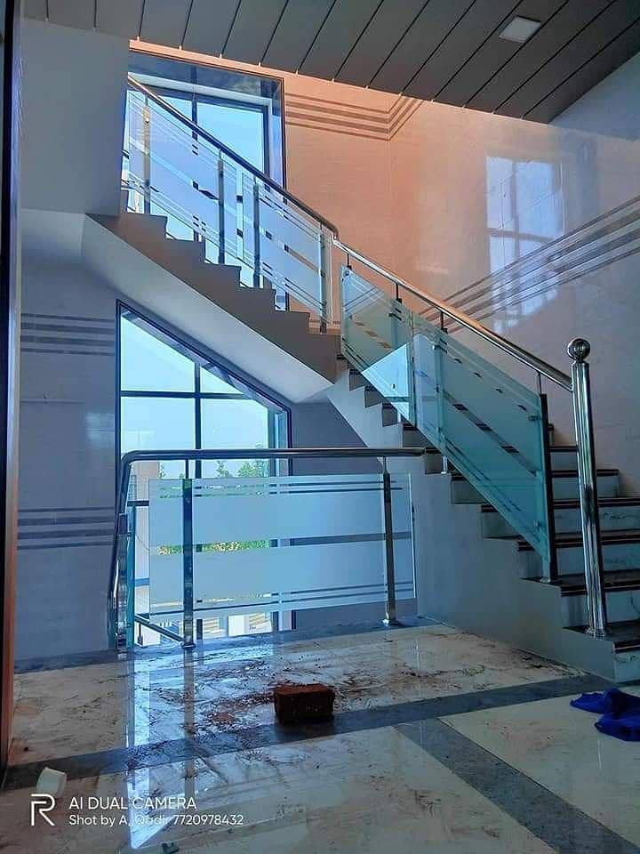 ss railing/glass railing/wood railing/decoration,Steel railing 14