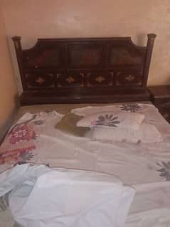 Bed and dressing table