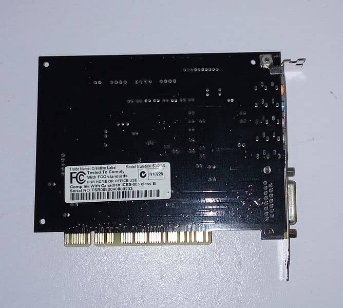 Creative Sound Blaster 5.1 Sound Card 1