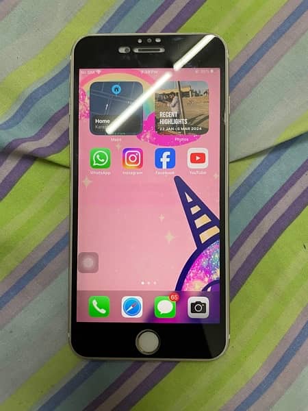 iPhone 6splus condition 10/9 with box 16 gb pta approved 0