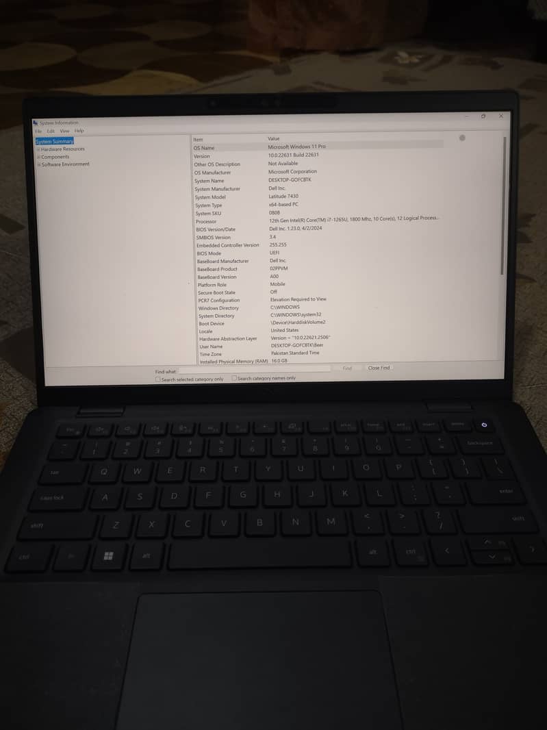 Dell 7430 core i7-12th gen(1265u) Touch screen 1