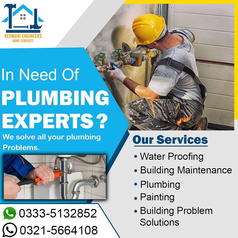 Plumber - Services in Islamabad -  Plumbing Services for Emergency 0