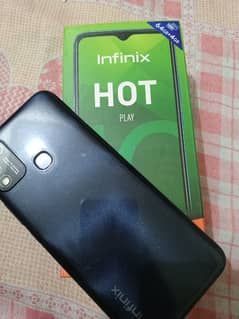 infnix hot 10 play 4 gb ram 64 gb room gray black couler doul camera