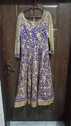 blue indian frock