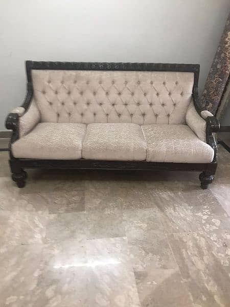 5 Seater Classical Chinioti Sofa Set for Sale 3