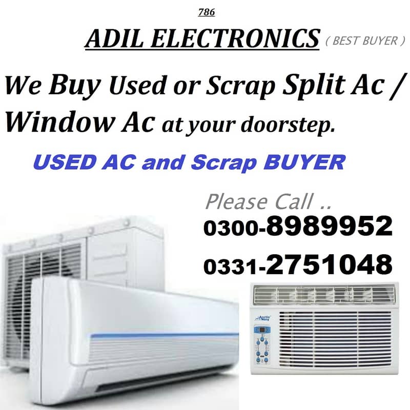 Apna Old / Used (Split Ac /Window Ac) Bs Aik Call per Hamay sell kare 4