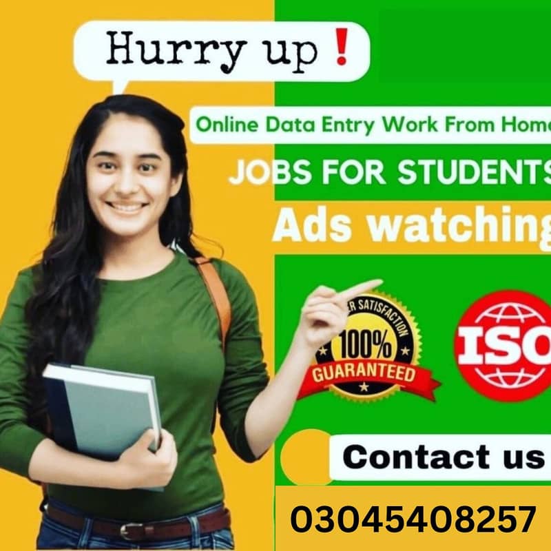 Home Based Online job Available Male & Females Students 03147301984 1