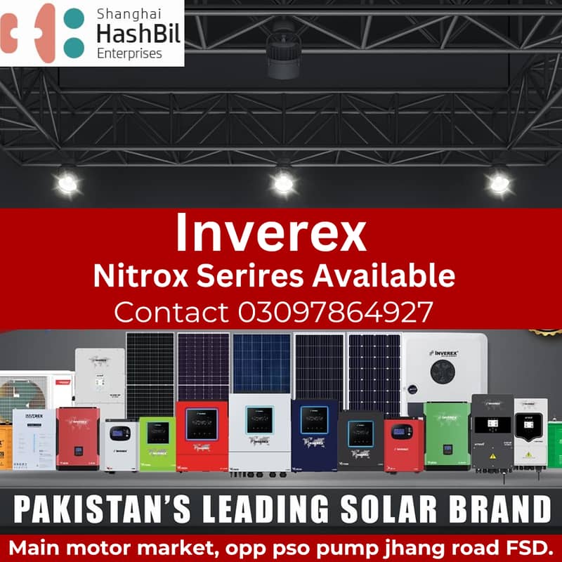 New Inverex Nitrox/ 6KW/8kw/12kw /Hybrid / UPS & Power Solutions/sola 0