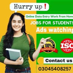 Home Based Online job Available Male & Females Students watsapp cv