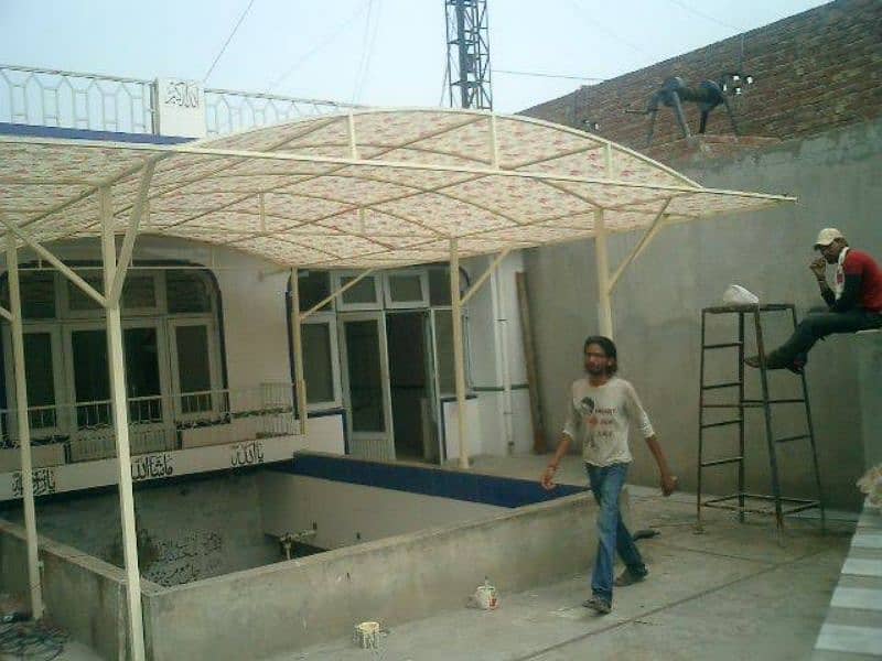 fiberglass shades ,fiber sheds, car pakring shades , sheds 7