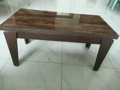 Stunning Brown Wooden Center Table – 99% New, 10/10 Condition 0