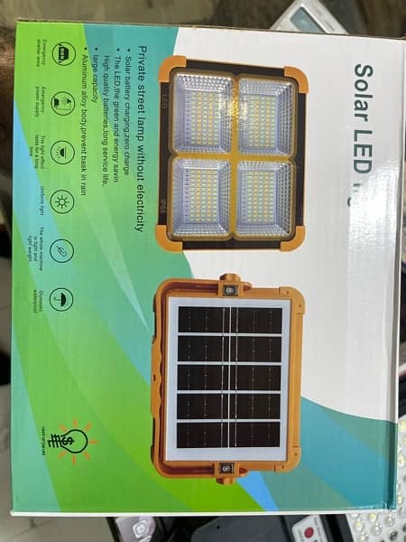 Solar Camping Light Solar Flud Light Emergency Light Power Bank Mobile 3