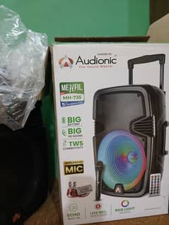 1 months used audionic best quality speaker with mic