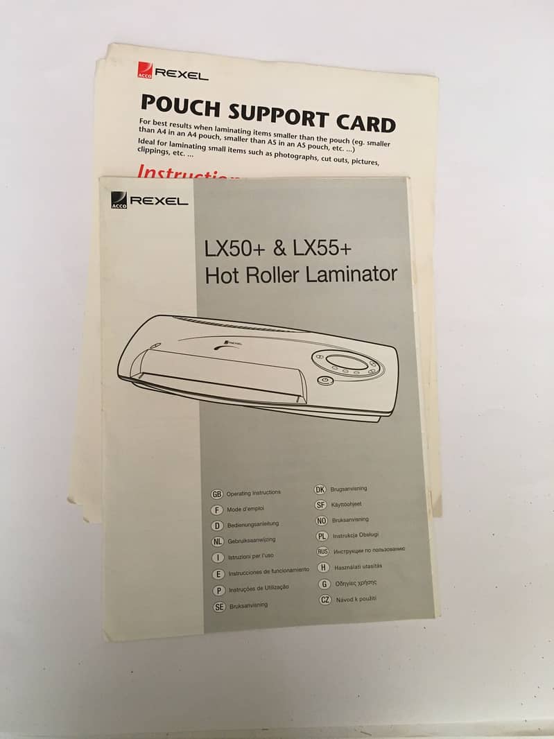 Acco Rexel LX55+ Pouch Laminating Machine 1