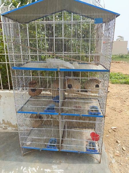 two cages for finches/ parrots/ birds 1