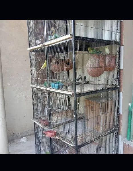 cage for sale 6 box and 2 1