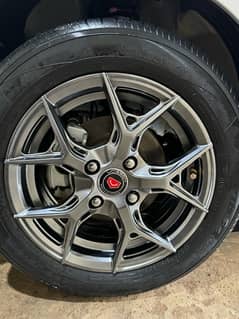 branded and imported alloy rims .