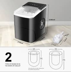 VPCOK Ice Makers Countertop Ice Machine Maker Countertop for Home