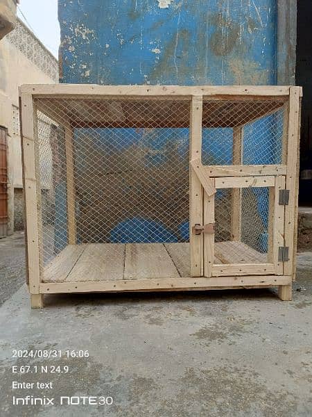 wood cage size 16x20x25 inch 2