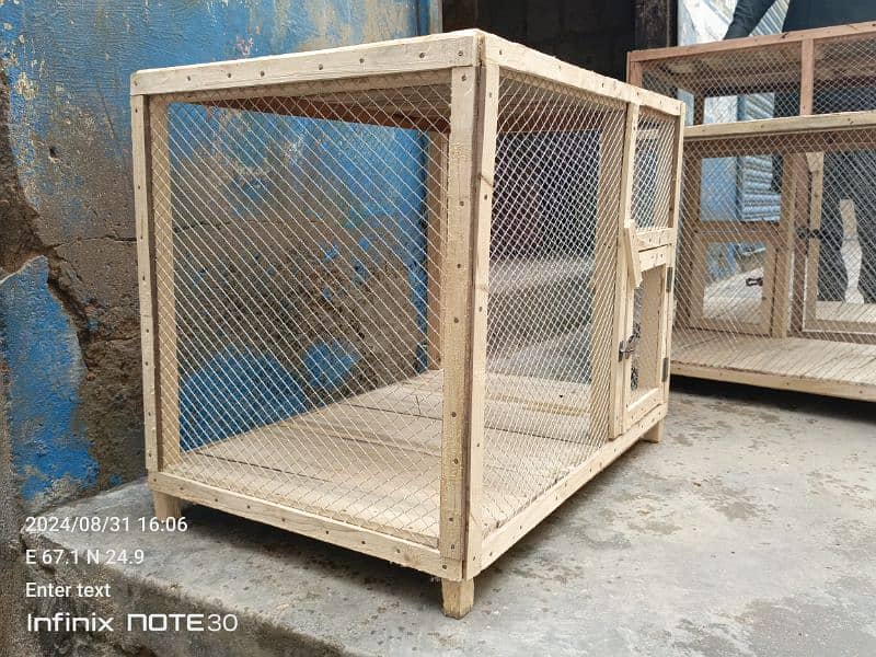 wood cage size 16x20x25 inch 3