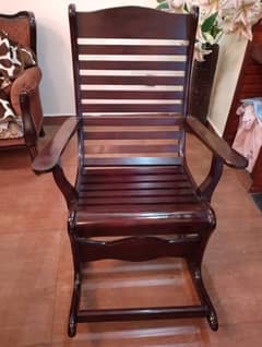 SOLID WOODEN (100%) Rocking Chair (Urgent sale)