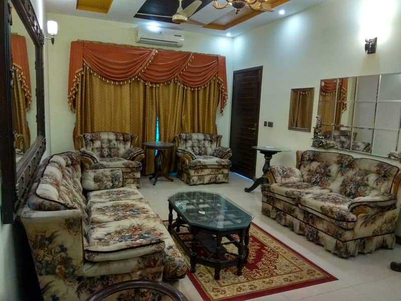 furnished house (daily weekly monthly) for rent in johar town lahore 0