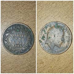 1905 One Quarter Indian Coin