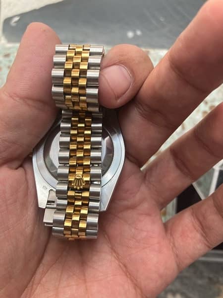 Rolex Oyster Perpetual Two Tone watch 3