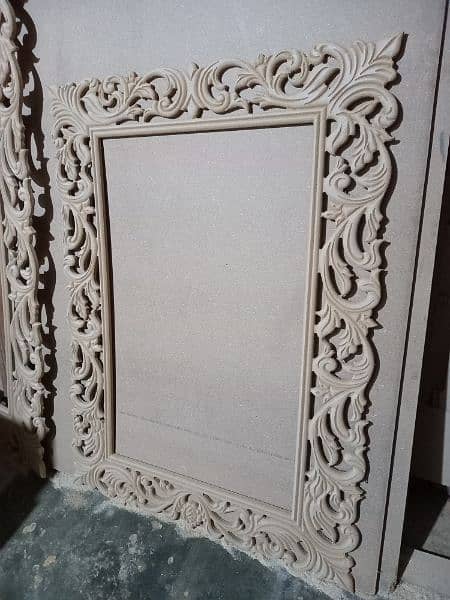 CNC MDF MIRROR FRAME HANGINGS WITH CUSTOM SIZES 1