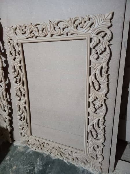 CNC MDF MIRROR FRAME HANGINGS WITH CUSTOM SIZES 4