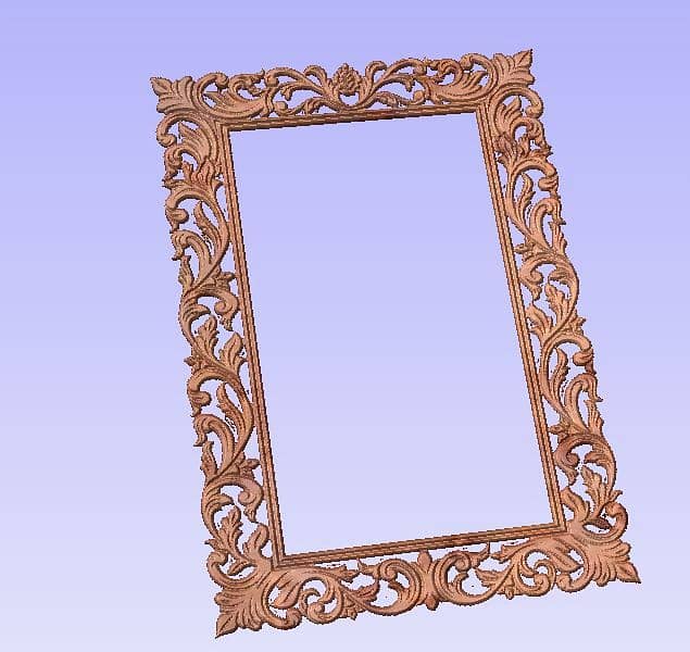 CNC MDF MIRROR FRAME HANGINGS WITH CUSTOM SIZES 5