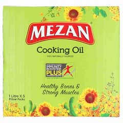 MEZAN COOKING OIL - Rs. 430 1L - Rs. 2150 for 5 L Carton - Canola Oil