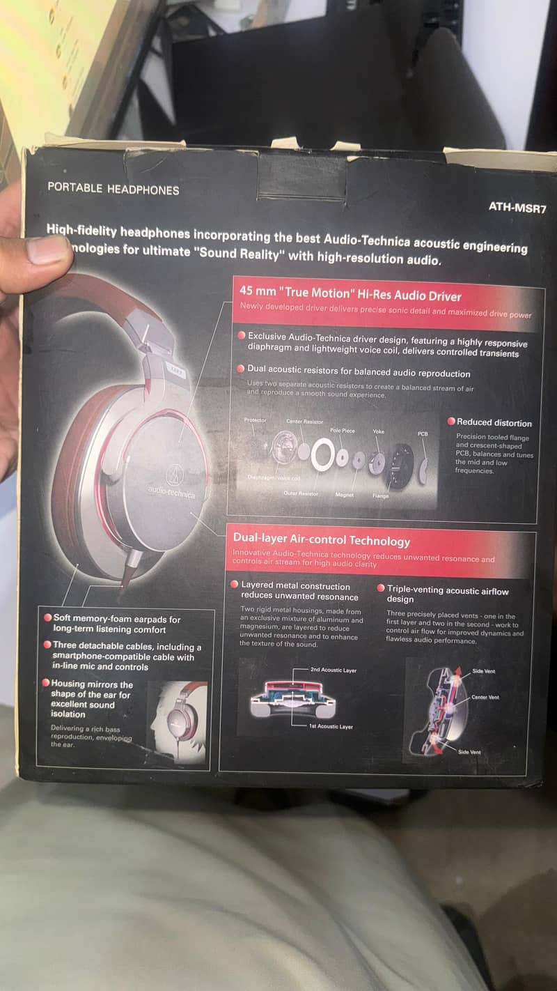 Technica ATH-MSR7 Headphone 7