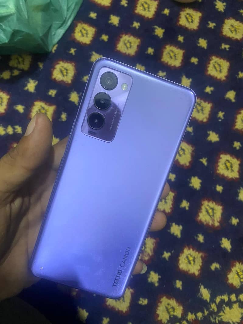 Tecno camon18t with box 6/128 PTA approved 0