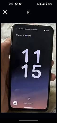 Google pixel 4a5g black clour