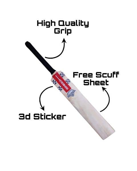 Hard Ball Cricket Bat- Pack Of 2 1