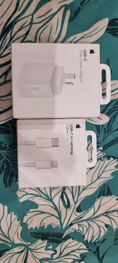 Apple Adapter and Charging Cable Orignal