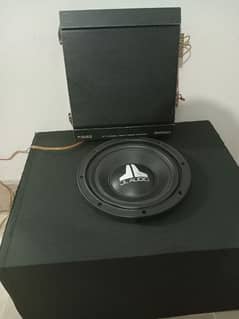 JL audio 8 inch subwoofer USA & Korean power amp