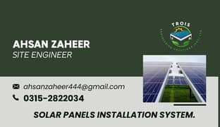 Solar panel installation