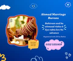 Marriage Bureau ,Online Rishta Services, Match Maker, Abroad Proposal