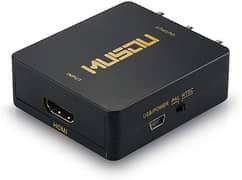 Musou 1080P HDMI to RCA Composite AV Video Audio Converter Support NT