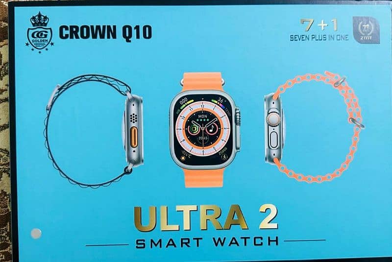 Q10 7 in 1 Straps Smart Watch Ultra 2 0