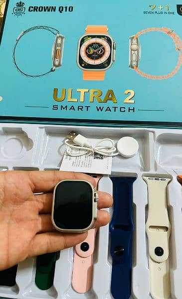 Q10 7 in 1 Straps Smart Watch Ultra 2 5