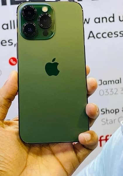 Apple Iphone 13 Pro max 128Gb Jv non pta alpine Green Colour 1