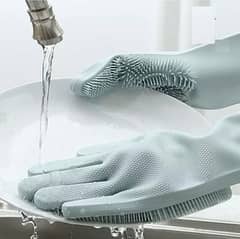 high Grade  rubber magic dishwashing gloves 1 pair