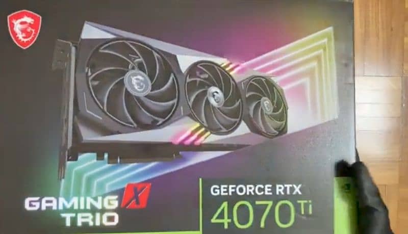 MSI gaming X Trio Rtx 4070 Ti brand 0