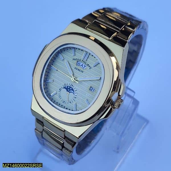 Luxury Patek Philippe Nautilus Silver Watch -with Home Delivery! 4