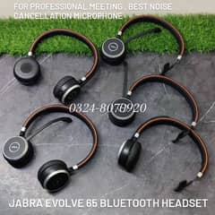 Jabra Evolve 65 Noise Cancellation Anc Bluetooth Headset Meeting Call