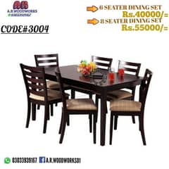 Dining table | Dining chairs | Sofa chairs