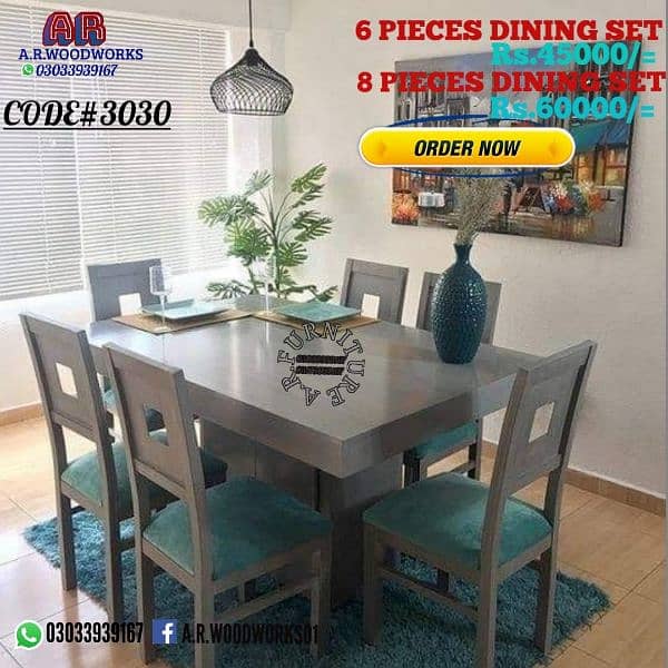 Dining table | Dining chairs | Sofa chairs 7